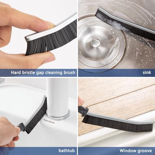 13Pcs Small Cleaning Brush, Brushes for Cleaning | Long Handle Household Cleaning Tool Suitable for Cups, Bottles, Teapots, Corners, Sinks, Faucets, Toilets