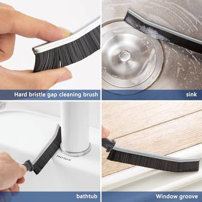 13Pcs Small Cleaning Brush, Brushes for Cleaning | Long Handle Household Cleaning Tool Suitable for Cups, Bottles, Teapots, Corners, Sinks, Faucets, Toilets
