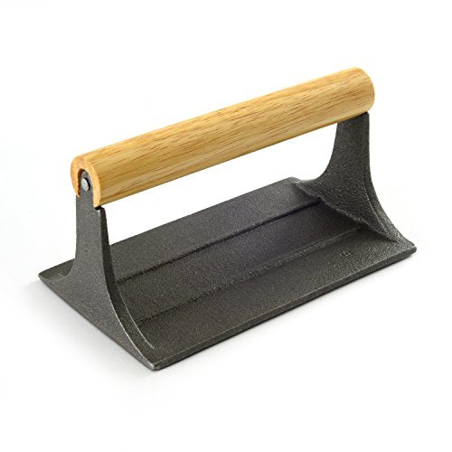 Norpro Cast Iron Bacon Press with Wood Handle