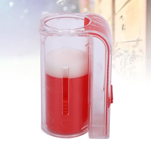 Asixxsix Queen Bee Marking Kit, One Handed Queen Catcher Bottle Cage, Queen Bee Marking Cage Queen Marking Marker Bottle with 0-99 Number Sticker and Tweezers, Beekeeping Supplies (Red) - color: Red