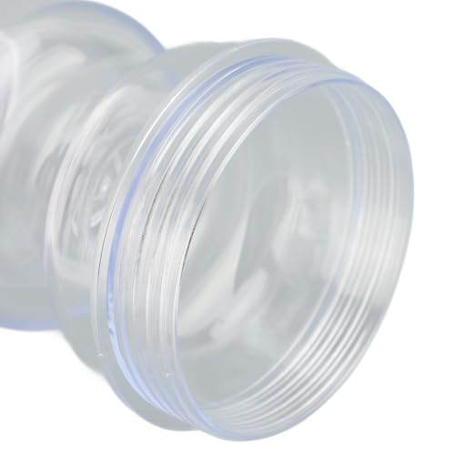Agatige Glass Pickle Jar with Strainer Flip, 25oz Leakproof Olive Pickle Hourglass Jar Dry Wet Separation Juice Separator Storage Container for Storage Pickles, Gherkin Jalapeno