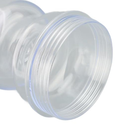 Agatige Glass Pickle Jar with Strainer Flip, 25oz Leakproof Olive Pickle Hourglass Jar Dry Wet Separation Juice Separator Storage Container for Storage Pickles, Gherkin Jalapeno