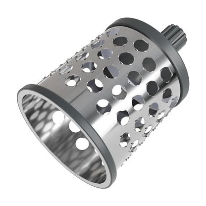 Zyliss Rotary Cheese Grater, Aluminium, 3 Steel Drum Blades, Cheese, Vegetable, Chocolate, Nut, Fruit Grater with Handle, Non-Slip Suction Foot and Table Clamp, 5 Year Guarantee - style: Grater and Drums