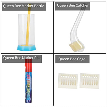 Marking Kit Queen Bee Marking Pen Set Beekeeping Marker Bottle Catcher Bee Queen Beekeeper Supplies