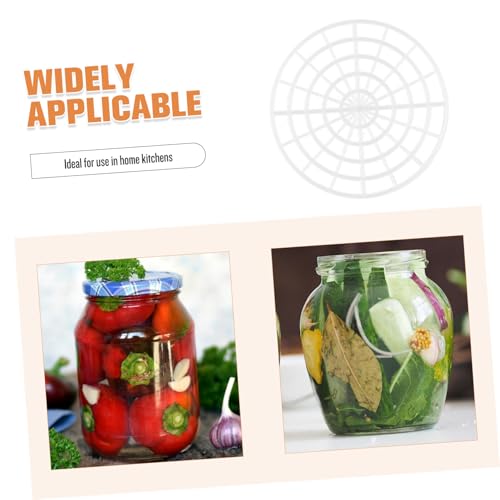ABOOFAN 5pcs Fermenting Weights Press Rack for Pickling Vegetables Compact Canning Tool Enhances Flavor Absorption Efficiently for Home and Outdoor Use