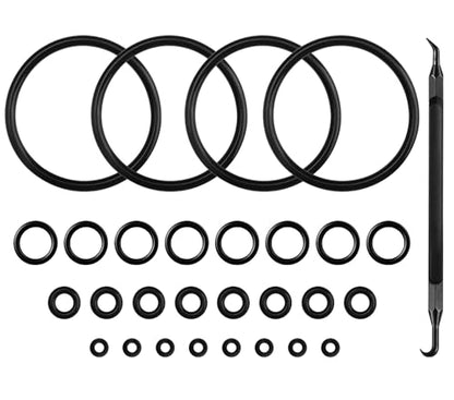 4 Sets Beer Keg O-Ring Gasket for Cornelius Keg Lid O-ring Beer Keg Post O Ring for Corny Keg Dip Tube Replacement O-Ring Beer Keg Poppet Valve O Ring Wear-Resistance Home Brew Keg Gasket