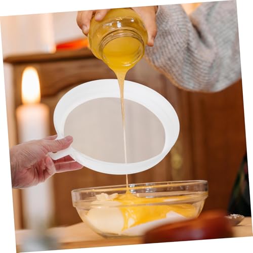 MAGICLULU 2Pcs Nylon Honey Strainer Double Sieve Filter Mesh for Beekeeping Easy to Clean and Versatile Honey Extraction Tool for Various Beehives and Honey Processing