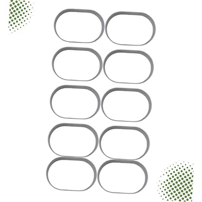 SHOWERORO 10pcs Stainless Steel Cheese for Baking Cake Chocolate and Desserts Creative Tool for Home and Easy Demoulding and Cleaning - color: Silver