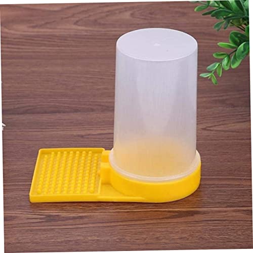 SUPVOX Bee Water Feeder 2-Pack Nest Door Watering Tool Plastic Beehive Water Dispenser Easy Clean Beekeeping Supplies for Garden and Farm