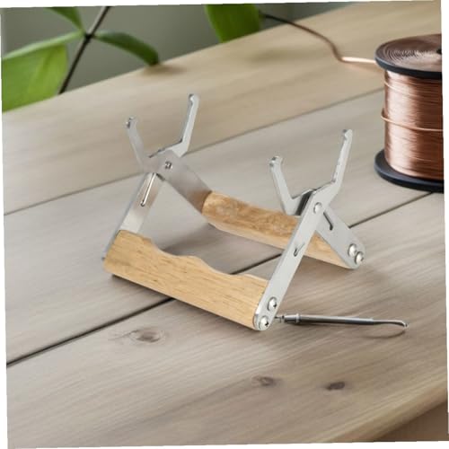 balacoo 4pcs Beekeeping Frame Gripper and Hive Lifter Clamp Set with Wood Handle for Beehive Frame Holder Grip – Essential Beekeeping Tool for Hive Inspection and Honey Harvesting