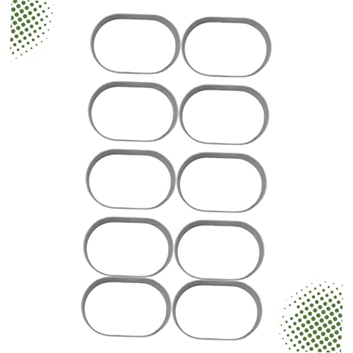 KICHOUSE 10pcs Stainless Steel Cheese Molds for Diy Baking Candy Making Creative Cake Mold for Home Professional Use - color: Silver