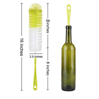 ALINK Bottle Cleaning Brush Set for Long Narrow Neck Bottles