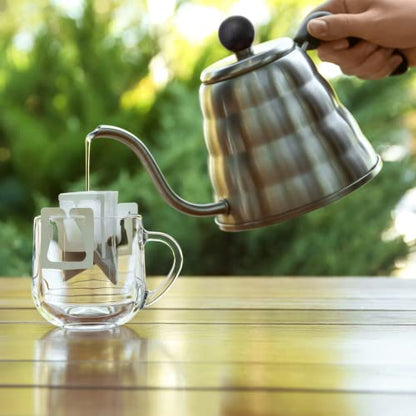 Mixpresso Gooseneck Pour Over Coffee Kettle, Barista Pour Control Design, Ideal for Coffee and Tea, High-Grade Stainless Steel 1.2 Liter 40 Oz, Induction Cooker Stovetop Kettle Stainless Steel - color: Stainless Steel