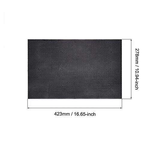 uxcell 10 Pcs Plastic Foundation for Bee Frames, Beehive Foundation Sheets, Honeycomb Sheet Foundation Beekeeping Tool, Black