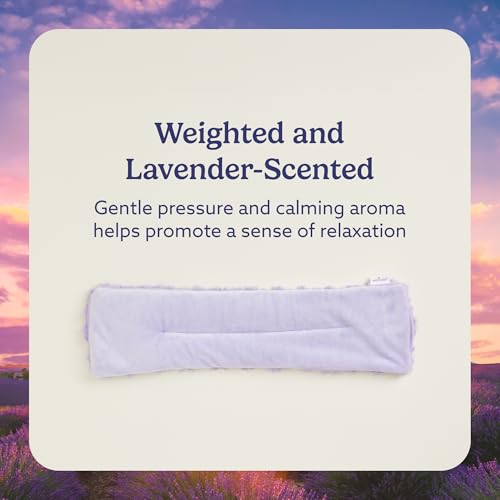 warmies Microwavable Neck & Shoulder Wrap - Heating & Cooling Plush Pad for Calming Relaxation - Weighted & Heated Neck Warmer with Scented Lavender - Microwave Heat Pad for Aches & Pain - Purple - color: Curly Purple