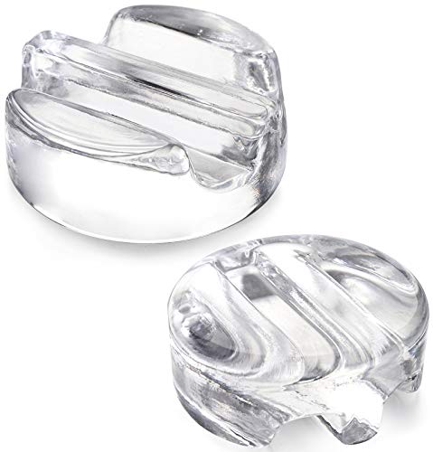 TOPZEA 9 Pack Fermentation Glass Weights with Easy Grip Handle for Wide Mouth Mason Jar Canning Pickling Jars, Glass Fermentation Weights Fermenting Kit for Sauerkraut, Kimchi and More
