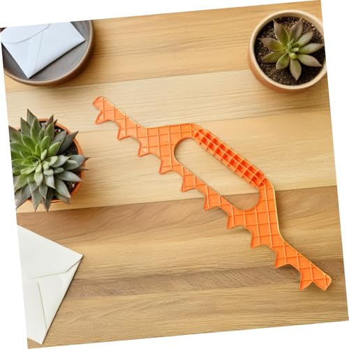 Abaodam Bee Hive Rake for Beekeeping 9 Frame Spacer Tool Sturdy Plastic Distance Measurement Rake for Beehive Setup and Maintenance