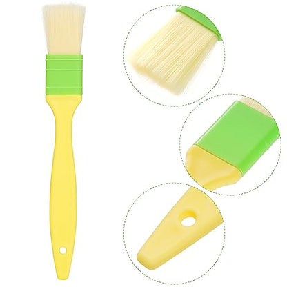 Pastry Brushes Basting Brush for Cooking Spreading butter, oil, or egg wash,Cooking Baking BBQ Oil Brush (2, 1in, 2in)