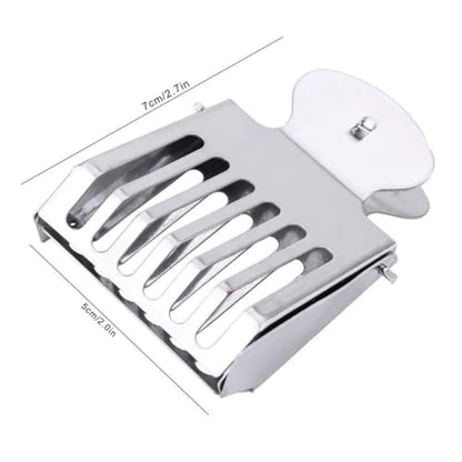 Toddmomy 5pcs Queen Cage Clips for Beekeeping Essential Beekeeper Tool for Bee Capture and Marking Smooth Edges for Bee Safety Silver