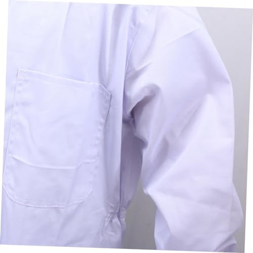 Professional Full Body Beekeeping Suit Veil Hood Size XXL White Elastic Cuffs Ankles Proof Clothing
