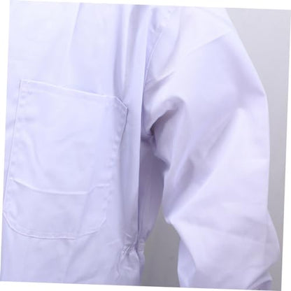 Professional Full Body Beekeeping Suit Veil Hood Size XXL White Elastic Cuffs Ankles Proof Clothing