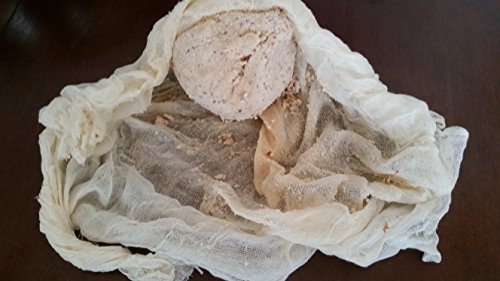 Cheesecloth - Unbleached Natural Cotton Cloth - Best Grade 50 for Cooking Food, Making Cheese, Straining Nut Milks, Basting Turkey - 5 Sq Yards from Nature Desires - Washable and Reusable Strainer