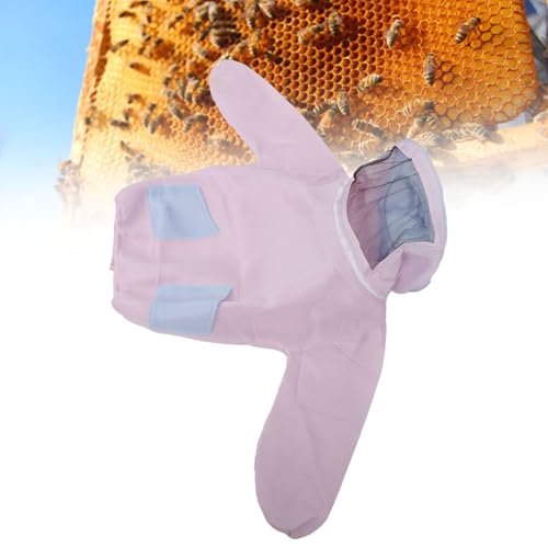Beekeeping Jacket with Veil, Breathable Mesh Cotton Ventilated Bee Jacket, Stylish Beekeeper Suit for Women