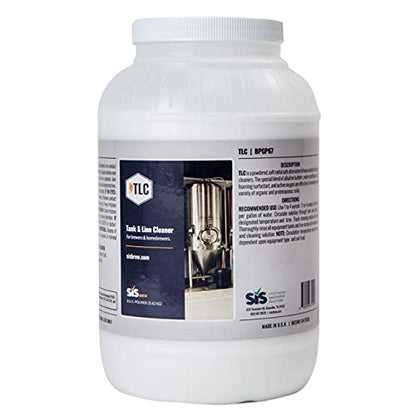 TLC Tank and Line Cleaner, Home Brewery Powder Cleaner, 8 pound, Great for Tank, Line, and Kettle, Non-Caustic, No Burning or Corrosion, Safe on Skin, Safe on Metal
