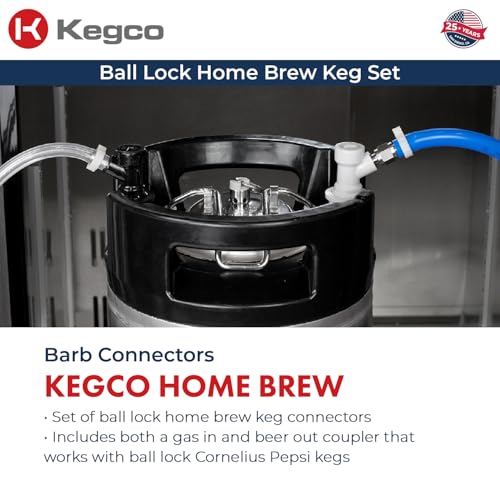 Kegco HBK309S-2 Home Brew Keg Dispenser, Stainless Steel, 2 Tap - color: Stainless Steel, size: 2 Tap