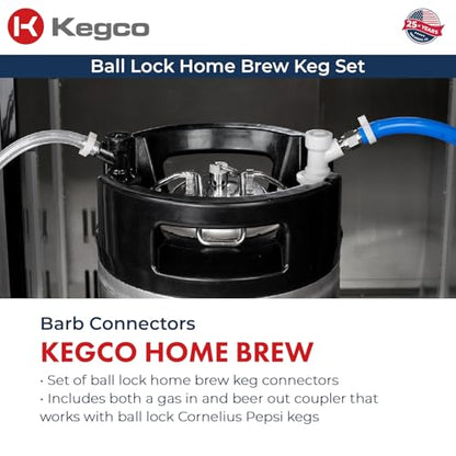 Kegco HBK309S-2 Home Brew Keg Dispenser, Stainless Steel, 2 Tap - color: Stainless Steel, size: 2 Tap