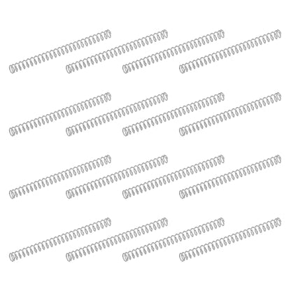 uxcell 50Pcs 304 Stainless Steel Compression Springs, 0.3mm x 3mm x 40mm Small & Tiny Pen Spring for Home Repair & DIY, Workshop & Industrial Use, (Silver Tone) - size: 3mmx40mm