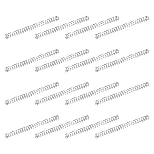 uxcell 50Pcs 304 Stainless Steel Compression Springs, 0.3mm x 3mm x 40mm Small & Tiny Pen Spring for Home Repair & DIY, Workshop & Industrial Use, (Silver Tone) - size: 3mmx40mm