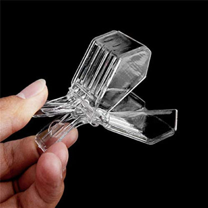 5 Pack Plastic Queen Bee Catcher Queen Bee Cage Catcher Clips Trap Box Beekeeping Tool for Beekeepers (Transparent)