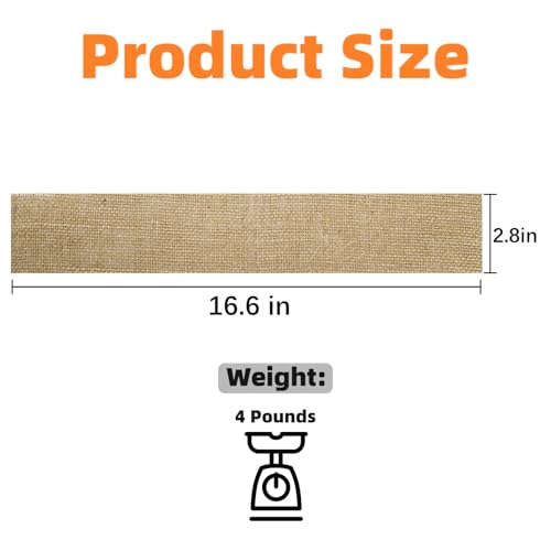 Lawei 4 Pound Burlap Bee Smoker Fuel, Jute Burlap Smoker Fuel for Beekeeping, Natural Bee Hive Smoker Fuels Easy to Light, Long Continuous Burn, Produces Clean and Cool Smoking for Bee Hives Smoker
