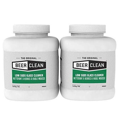 Diversey - 990241 Beer Clean Low Suds Glass Cleaner (4-Pound, 2-Pack) - size: 64 Ounce (Pack of 2)