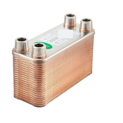 Plate heat exchanger 30 40 60 Plates Heat Exchanger Wort Chiller Stainless Steel(40 Plates) - size: 40 Plates