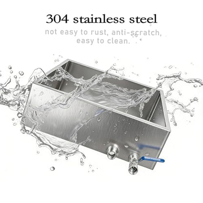 Marada Maple Syrup Evaporator Pan with Dual Interface Steam Table Pan,304 Stainless Jam Food Chafing for Home, Outdoor, Cooking (24"L x 24"W x 6"H) - size: 24x24x6 Inch (Pack of 1)