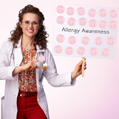 Louise Maelys Gluten Free Stickers 1.5 Inch Food Allergy Labels for Baking, Kitchen & Food Packaging with Wheat & Heart Design, Waterproof, Residue-Free 500PCS - color: Color 4