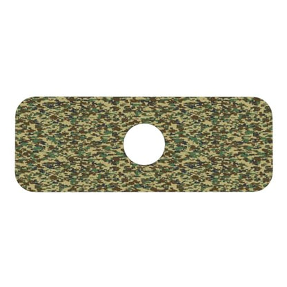 Camouflage Green Brown Camo Faucet Mat For Kitchen Sink, Absorbent Countertop Protector, Quick Dry Sink Splash Guard Pad, Waterproof Draining Mat 15" X 5.5" - color: Style 1