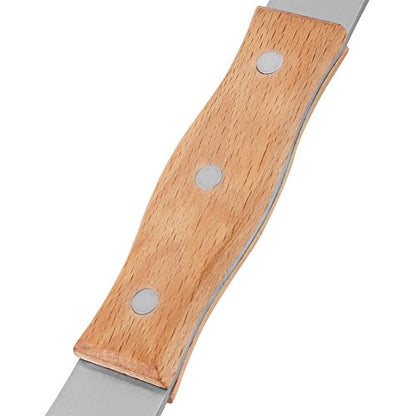 Professional Stainless Steel Beekeeping Hive Tool Multifunctional Scraper Pry Bar with Wood Handle for Honeycomb Frame Maintenance Wax Removal Beekeepers Essential 10.6 Inc