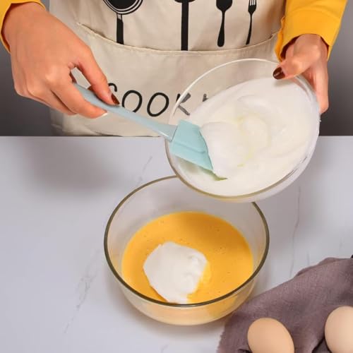 3pcs/set Food Grade Silicone Cake Spatula and Oil Brush and Cream Scraper and Sauce Brush, Baking Tool Set - color: Green