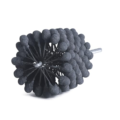 Garhgi 3"(76.2mm) Cylinder Honing Tool Brush with 320 Grit SC Flexible Resilient Balls, for Crosshatching Polishing Finishing Engine Brake Rotor Piston Rings Ports Tubes of Metals Steel Cast Iron - size: 3.000"(76.2mm), style: 320 Grit