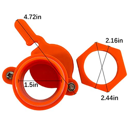 MayBee 2 Pack Honey Gate Valve for Extractor, Durable Nylon Honey Extractor Tap, Beekeeping Supplies - size: 2-Pack