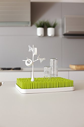 Boon Twig Grass and Lawn Drying Rack Accessory, White - color: White, size: 1 Pack, style: Twig