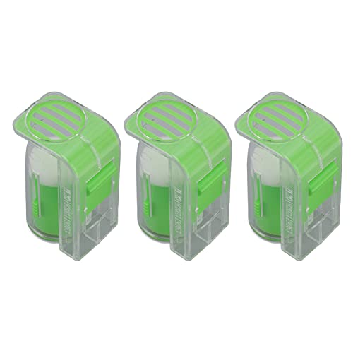 3Pcs Queen Bee Marking Cage Catcher, Queen Bee Marking Bottle, Plastic One Handed Bee Queen Marker Bottle Beekeeping Tools for Beekeepers (Green) - color: Green
