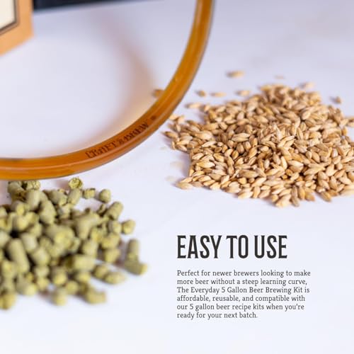 Craft A Brew - The Everyday 5 Gallon Beer Brewing Kit - Oktoberfest Recipe - Easy for Beginners - At Home Beer Making Kit - Equipment, Ingredients & Instructions Included - Brews 5 Gallon Batch