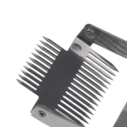 Stainless Steel Honeys Cutting Tool Reverse Hook Uncapping Fork with Ergonomic Handle Bees Hives Scraper Beekeeping Tool Beekeeper Tool