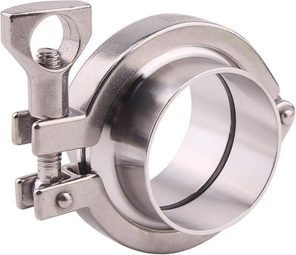 Replacement for Beer Keg Still Adapter Kit 2" Tri Clamp, Ferrule, & Gasket for Distilling Column