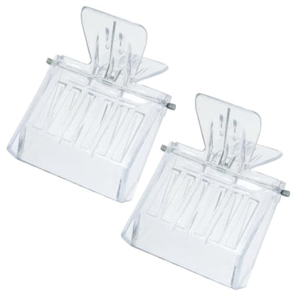 4PCS Plastic Queen Bee Catcher Set Transparent Colour Clamp Cage Beekeeping Tool 2.6 x 2 x 1.9 inches for Safe Capture and Storage