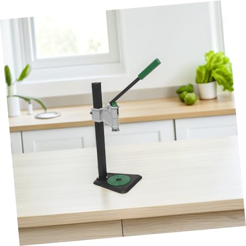 Manual Beer Bottle Capper Tool for 26mm/29mm Soda Caps with Adjustable Height 7.8"-18.3", Iron Construction, Detachable Design, and Stable Tabletop Base for Kitchen and Outdoor